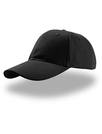Atlantis Headwear Liberty Six 6 panelová kšiltovka z těžké bavlny 33.3020 black