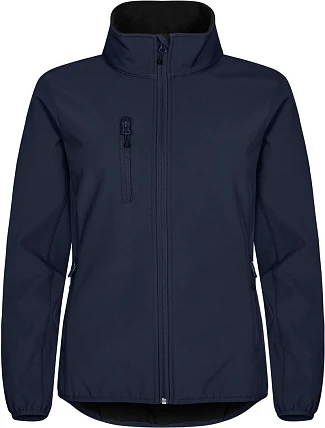 Clique Classic Softshell Jkt W Dámská 3-vrstvá softshellová bunda 67.0915 dark navy