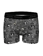 Pánské boxerky John Frank JFBDMOD188-DARK TEDDY