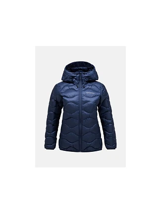 PEAK PERFORMANCE Dámská péřová bunda Helium Down Hood Jacket blue PEAK PERFORMANCE Dámská péřová bunda Helium Down Hood Jacket blue