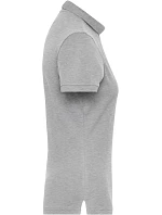 Daiber JN 1805 Dámské pracovní elastické bio polo - Solid 02.1805 grey heather