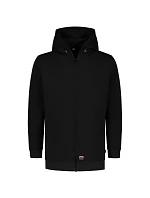 Hooded Sweat Jacket Washable 60°C mikina unisex černá