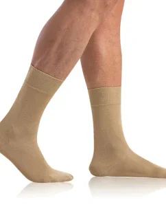 Bambusové klasické pánské ponožky BAMBUS COMFORT SOCKS - BELLINDA - béžová