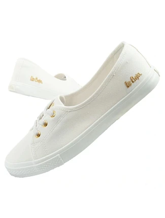 Lee Cooper boty dámské tenisky sportovní bílé slip-on ballerina dámské