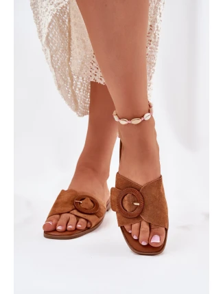 Klasické Dámské Plážové Pantofle Béžové Scazze