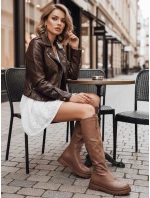 Dámské boty na platformě hnědé FashionStreet ZY1320