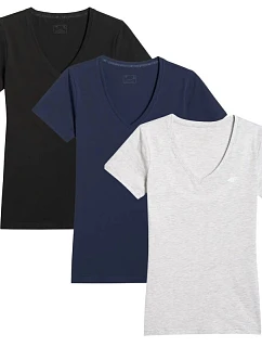 Dámské tričko (SET 3 triček) 4F 4FWMM00TTSHF3307-20S-27M-31S