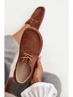 Dámské polobotky typu barefoot z přírodního semiše Zazoo 327 hnědé Dámské polobotky typu barefoot z přírodního semiše Zazoo 327 hnědé