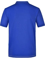Daiber JN 569 Pánské žerzejové elastické polo 02.0569 royal/white