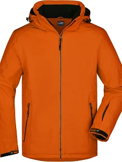 Daiber JN 1054 Pánská 3-vrstvá zimní softshellová bunda 02.1054 dark orange