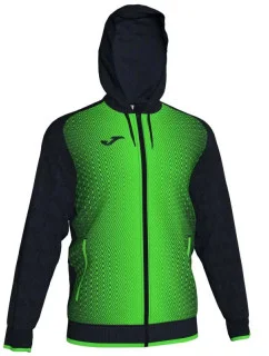 Pánská mikina Supernova 101285-117 Černá se zelenou - Joma