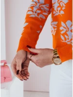 SWEET BUNNY dámský svetr oranžový FashionStreet MY2281