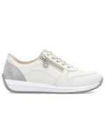 Dámská krémová kožená sportovní polobotka Rieker N1100-80