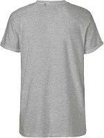 Neutral O 60012 Pánské bio tričko s ohrnutými rukávy 77.6012 sport grey