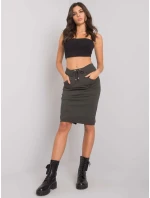 Sukně RV SD 4793 1.32 tmavá khaki