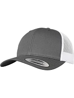Flexfit 6606/6606T 6 panelová vintage kšiltovka "Trucker" 55.6606 dark grey/white Flexfit 6606/6606T 6 panelová vintage kšiltovka "Trucker" 55.6606 dark grey/white