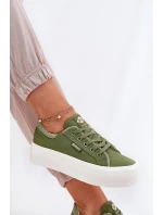 Dámské Tenisky Na Platformě Lee Cooper LCW-25-31-3449L Zelené