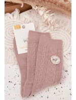 Dámské vlněné ponožky – béžové