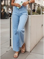 Dámské kalhoty do zvonu FERREL modré FashionStreet UY1952 Dámské kalhoty do zvonu FERREL modré FashionStreet UY1952