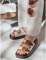 Dámské žabky FLATSTEP camel FashionStreet ZY0895 Dámské žabky FLATSTEP camel FashionStreet ZY0895