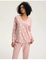 Dámské pyžamo Henderson 45425 Gitte, dlouhé rukávy, velikosti S–2XL Dámské pyžamo Henderson 45425 Gitte, dlouhé rukávy, velikosti S–2XL