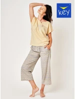 Pyžamo Key LNS 794 A24 cr/r S-XL dámské Pyžamo Key LNS 794 A24 cr/r S-XL dámské