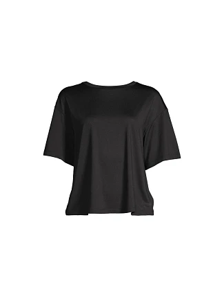 Dámské tričko CASALL Laser Mesh Tee, černé Dámské tričko CASALL Laser Mesh Tee, černé