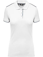 WK WK 271 Dámské pracovní piqué polo "Day-to-Day" 20.W271 white/navy