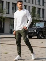 Pánské bojové kalhoty zelené FashionStreet UX4165