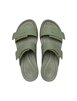 Dámské žabky Crocs Brooklyn Buckle Low green 211215 3BX dámské