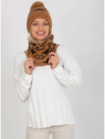 Tunelová šála AT KM CM 331 hnědá Tunelová šála AT KM CM 331 hnědá