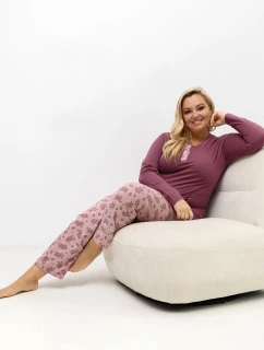 ~Piżama Plus Size model 221191 Forever Pink