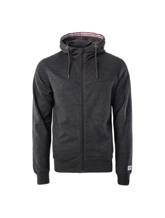 Pánská mikina Sabarin M 92800399121tm.šedá - Hi-Tec