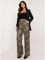 Kalhoty LK SP 509799.38 černé a béžové Kalhoty LK SP 509799.38 černé a béžové