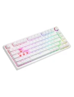 MECHANICKÁ KLÁVESNICE SAVIO BEZDRÁTOVÁ PHENIX BÍLÁ GATERON ČERVENÁ PRO ABS MECHANICKÁ KLÁVESNICE SAVIO BEZDRÁTOVÁ PHENIX BÍLÁ GATERON ČERVENÁ PRO ABS