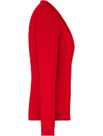 Daiber JN 660 Dámský pletený cardigan s výstřihem do V 02.0660 red