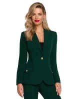 Dámské sako K141 tmavě zelené - Makover Dámské sako K141 tmavě zelené - Makover