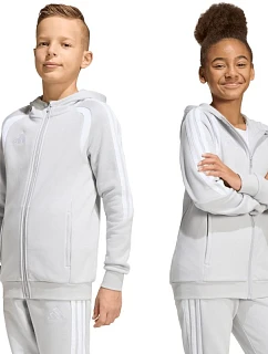 Dětská mikina adidas Tiro 26 League Sweat Full Zip Hoodie šedá KF3323