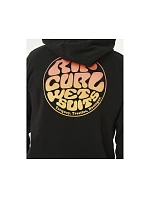 Pánská mikina RIP CURL Wettie Passage Icon Zip Thru, černá Pánská mikina RIP CURL Wettie Passage Icon Zip Thru, černá