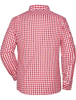 Daiber JN 638 Popelínová kostkovaná košile tradiční styl 02.0638 red/white