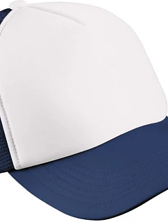 Daiber MB 71 Dětská 5 panelová síťovaná kšiltovka 03.0071 white/navy