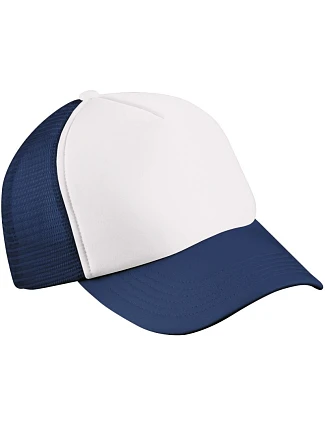 Daiber MB 71 Dětská 5 panelová síťovaná kšiltovka 03.0071 white/navy