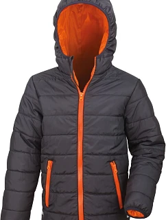 Result R 233JY Dětská prošívaná bunda 30.233J black/orange