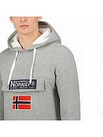 Geographical Norway Gadrien DB 054 M WW6114H/GN/Blended Grey / White mikina Geographical Norway Gadrien DB 054 M WW6114H/GN/Blended Grey / White mikina
