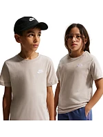 Dětské tričko Nike Sportswear béžové FZ5177 236 Dětské tričko Nike Sportswear béžové FZ5177 236