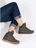 Výborné dámské trekingové boty zelené Výborné dámské trekingové boty zelené