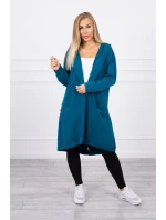 Bunda oversize s kapucí navy Bunda oversize s kapucí navy