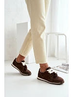 Kožené tenisky Vinceza Dámské 86427 Čokoládové