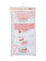 Spodní kalhotky BR MT 11444 3 bílé a červené Spodní kalhotky BR MT 11444 3 bílé a červené