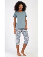 Dámské pyžamo kapri Francesca Dámské pyžamo kapri Francesca